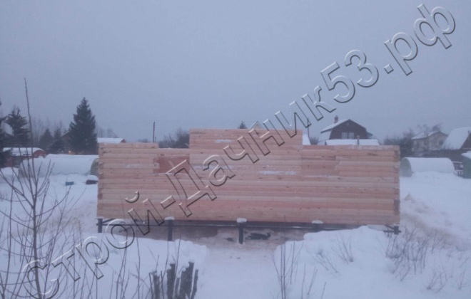 4 Брусовой дом ОД-9 8Х8, 64 м², Ленинградская область, Кировский район, поселок Апраксин (11)